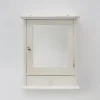 Pamono Art Deco French White Oak Mirrored Medicine Cabinet, 1920s Outlet