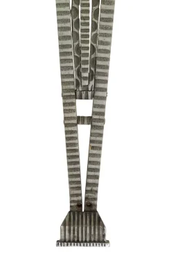 Pamono Art Deco French Wrought Iron Console Table with White Marble and Mirror New