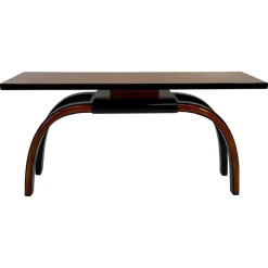 Pamono Art Deco Italian Console Table in Walnut and Maple Burl, 1940s Best