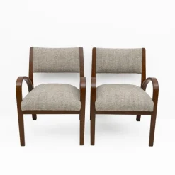 Pamono Art Deco Italian Fabric Armchairs and Small Sofa, 1930s, Set of 3 Clearance