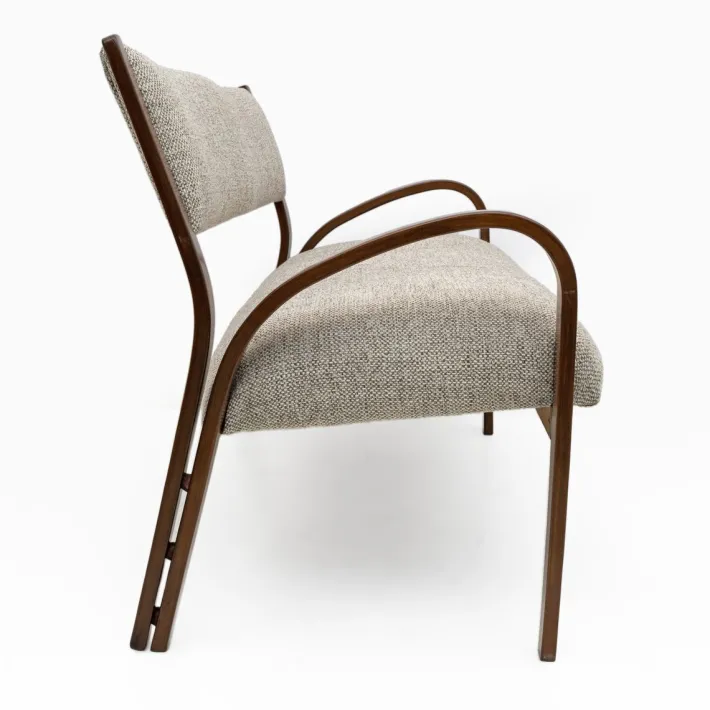 Pamono Art Deco Italian Fabric Armchairs and Small Sofa, 1930s, Set of 3 Clearance