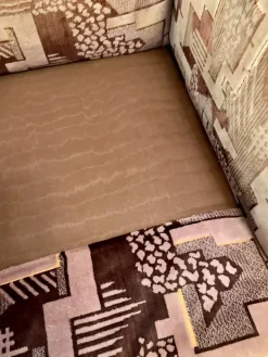 Pamono Art Deco Italian Sofa Set in the style of Fortunato Depero, 1920s, Set of 3 Clearance