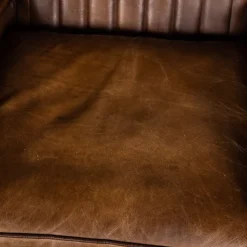 Pamono Art Deco Leather Tub Chairs & Sofa, 1920s, Set of 3 Outlet