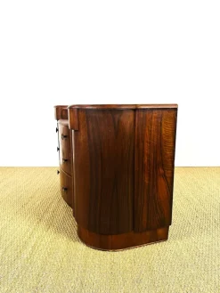 Pamono Art Deco Macassar Dressing Table by Shrager, England, 1930