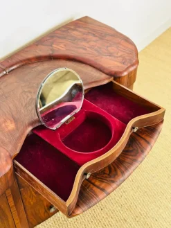 Pamono Art Deco Macassar Dressing Table by Shrager, England, 1930