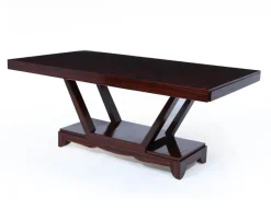 Pamono Art Deco Macassar Ebony Dining Table with End Drawers, 1930 Clearance