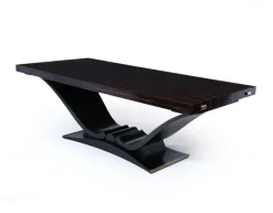 Pamono Art Deco Macassar Ebony 14-Seater Dining Table, 1930 Clearance