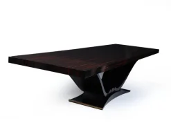 Pamono Art Deco Macassar Ebony 14-Seater Dining Table, 1930 Clearance