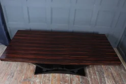 Pamono Art Deco Macassar Ebony 14-Seater Dining Table, 1930 Clearance