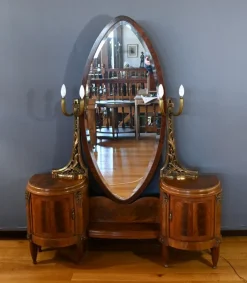 Pamono Art Deco Mahogany and Thuya Dressing Table, 1920 Hot