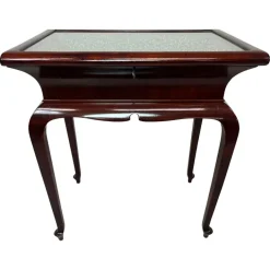 Pamono Art Deco Mahogany Bijouterie Display Cabinet Table, 1930s Clearance