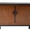 Pamono Art Deco Modern Sideboard with Black Lacquered Top, 1930s Hot