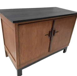 Pamono Art Deco Modern Sideboard with Black Lacquered Top, 1930s Hot