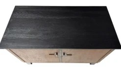 Pamono Art Deco Modern Sideboard with Black Lacquered Top, 1930s Hot