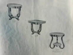 Pamono Art Deco No. 301 Tulip Coffee Table from Thonet Debrecen, 1930s