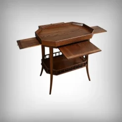 Pamono Art Deco Oak Coffee Table, 1930s Sale