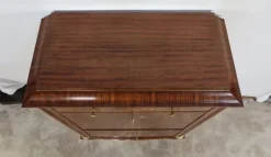 Pamono Art Deco Precious Wood Secretary by Jules Leleu for Maison Leleu, 1940s Hot