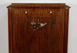 Pamono Art Deco Precious Wood Secretary by Jules Leleu for Maison Leleu, 1940s Hot