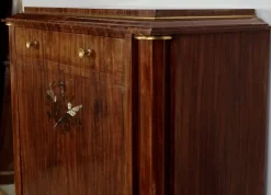 Pamono Art Deco Precious Wood Secretary by Jules Leleu for Maison Leleu, 1940s Hot