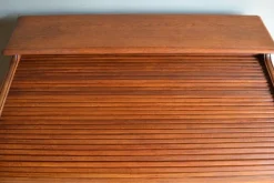 Pamono Art Deco Roller Shutter Secretaire in Oak