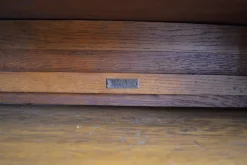 Pamono Art Deco Roller Shutter Secretaire in Oak