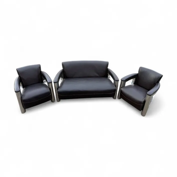 Pamono Art Deco 2-Seater Sofa and Club Armchairs, Set of 3 Outlet