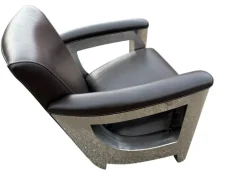 Pamono Art Deco 2-Seater Sofa and Club Armchairs, Set of 3 Outlet