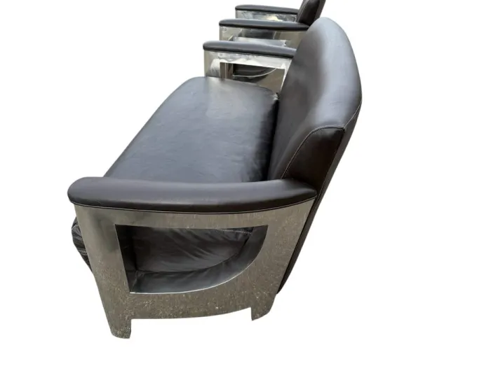 Pamono Art Deco 2-Seater Sofa and Club Armchairs, Set of 3 Outlet