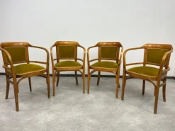 Pamono Art Deco Seating Group by Otto Wagner, 1890s, Set of 5 Discount