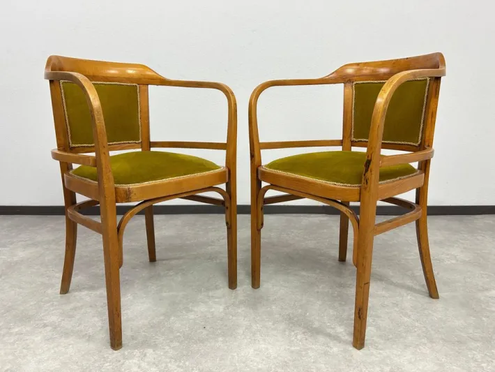 Pamono Art Deco Seating Group by Otto Wagner, 1890s, Set of 5 Discount