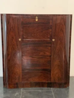Pamono Art Deco Secretaire in Feather Mahogany Discount