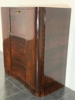 Pamono Art Deco Secretaire in Feather Mahogany Discount