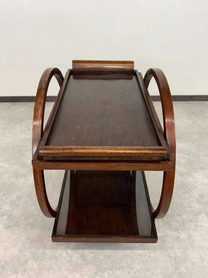 Pamono Art Deco Serving Trolley from Thonet, 1930s Hot