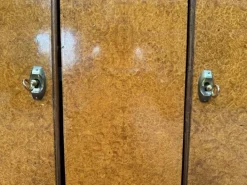 Pamono Art Deco Style Sideboard in Amboyna Burl and Marble Discount