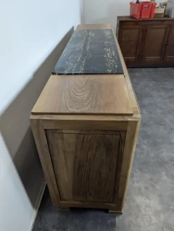 Pamono Art Deco Style Walnut Sideboard attributed to Maxime, 1940s Outlet