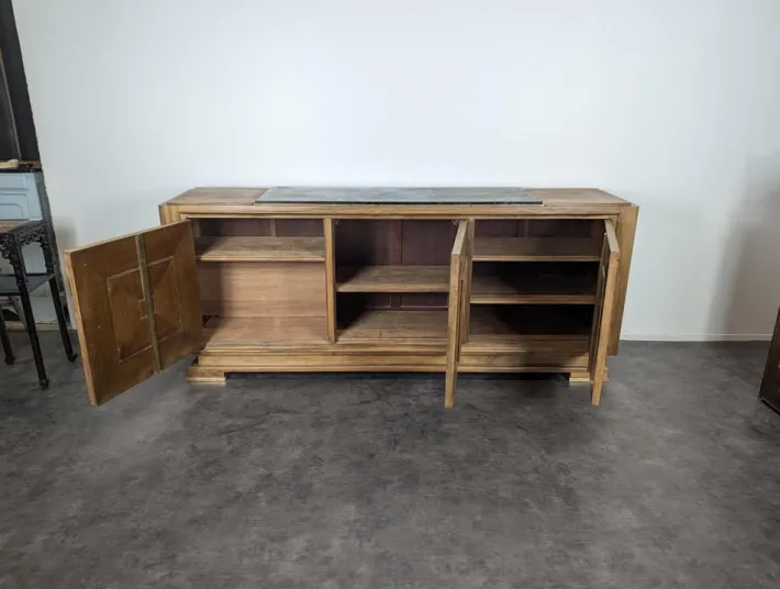 Pamono Art Deco Style Walnut Sideboard attributed to Maxime, 1940s Outlet