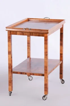 Pamono Art Deco Trolley in Walnut, 1930s Best
