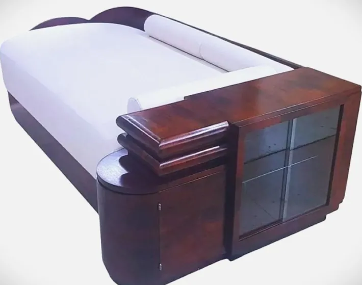 Pamono Art Deco Velvet Daybed Outlet