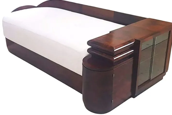 Pamono Art Deco Velvet Daybed Outlet