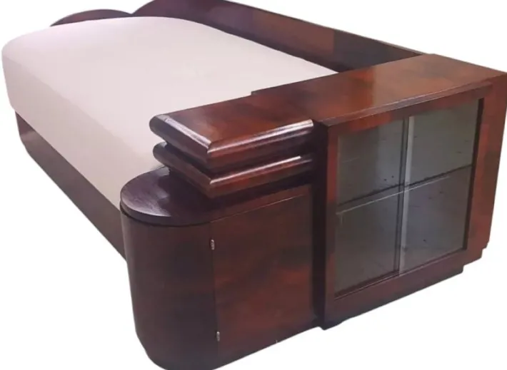 Pamono Art Deco Velvet Daybed Outlet