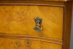 Pamono Art Deco Walnut and Walnut Veneer Chest of Drawers, 1950s Clearance