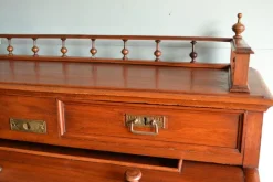 Pamono Art Deco Walnut Cylinder Desk Sale