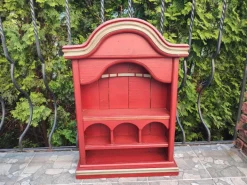 Pamono Art Deco Wooden Cabinet with Painted Floral Sides, 1940s-1950s Best