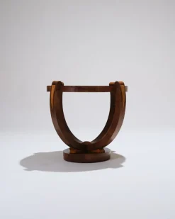 Pamono Art Deco Wooden Pedestal Table, 1930s Outlet