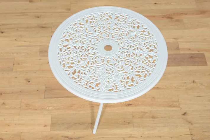 Pamono Art Nouveau Aluminum Garden Chairs, 1950s, Set of 5 Best