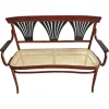 Pamono Art Nouveau Bench in Bentwood with Cane Seat, Austria, 1890s Discount