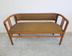 Pamono Art Nouveau Bench in Walnut by Otto Wagner, 1890s Discount