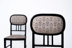 Pamono Art Nouveau Chairs and Table by Josef Hoffmann for Thonet, 1890s, Set of 3