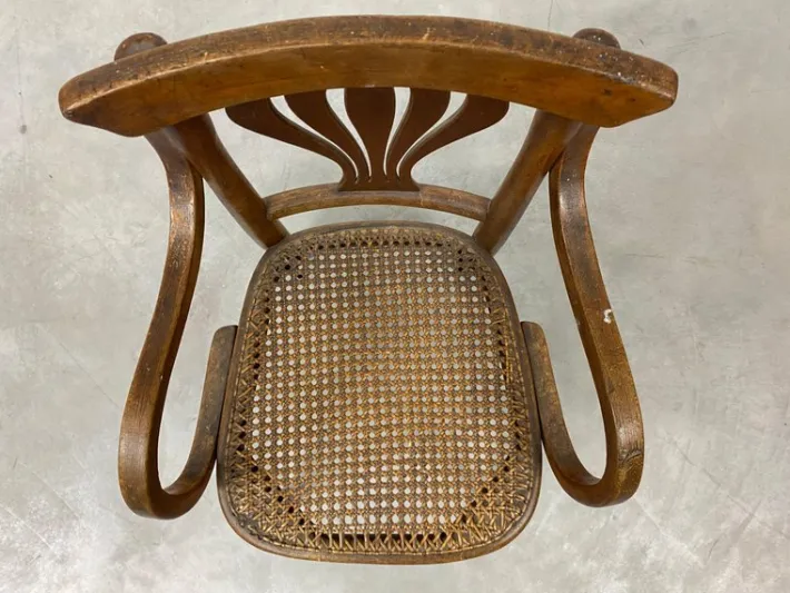 Pamono Art Nouveau Children's Armchair attributed to J&J Kohn, 1890s Discount