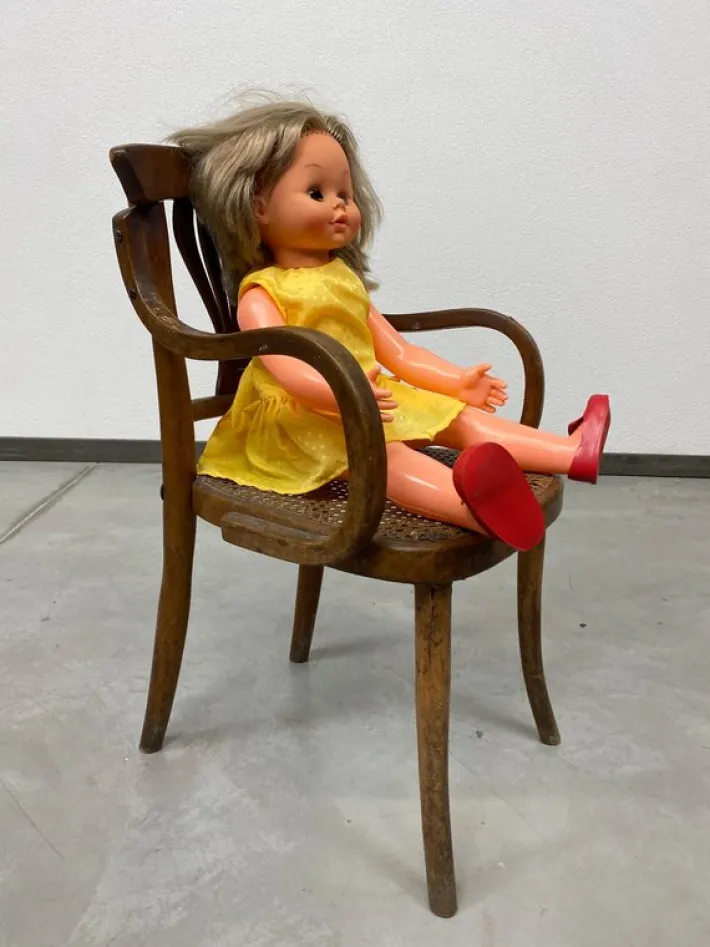 Pamono Art Nouveau Children's Armchair attributed to J&J Kohn, 1890s Discount